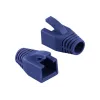 Logilink RJ45 kištuko įtempimo mažinimo gaubtas, 8,0 mm (50 vnt.) MP0035B mėlynas