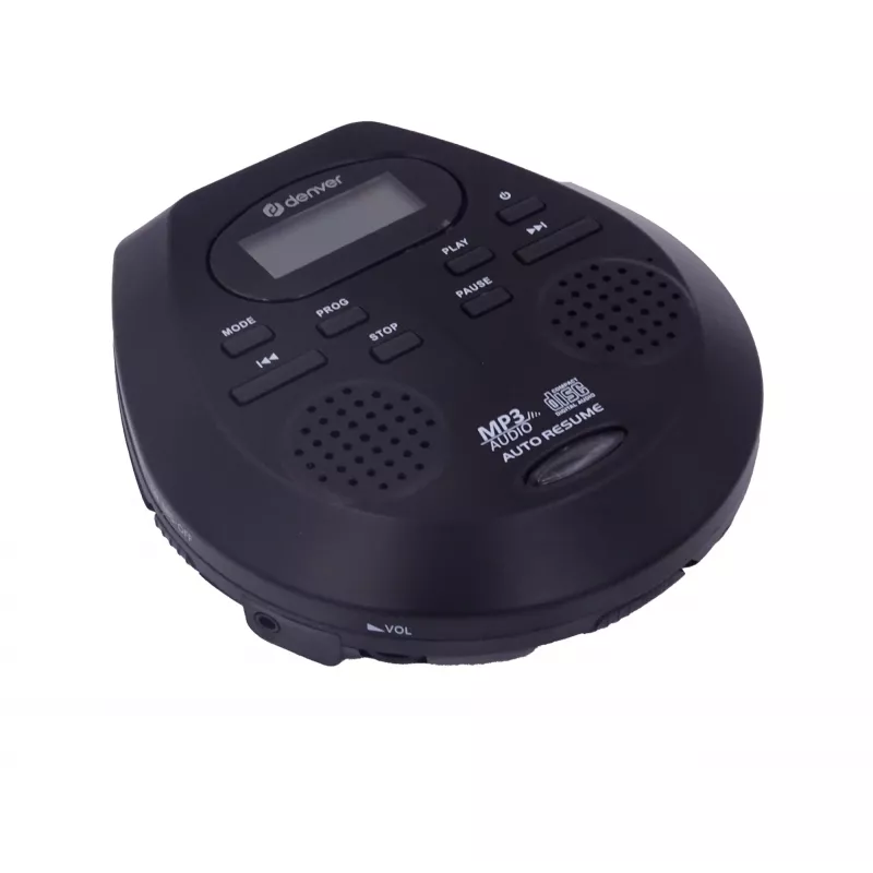 Nešiojamas CD grotuvas Denver DMP-395B Juodas MP3 atkūrimas LCD ekranas