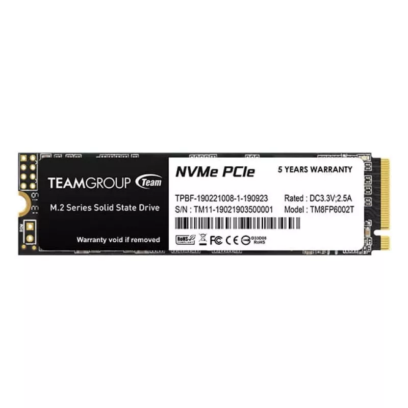 Team Group MP33 - SSD - 256 GB - Vidinė - M.2 2280 - PCIe 3.0 x4 (NVMe)