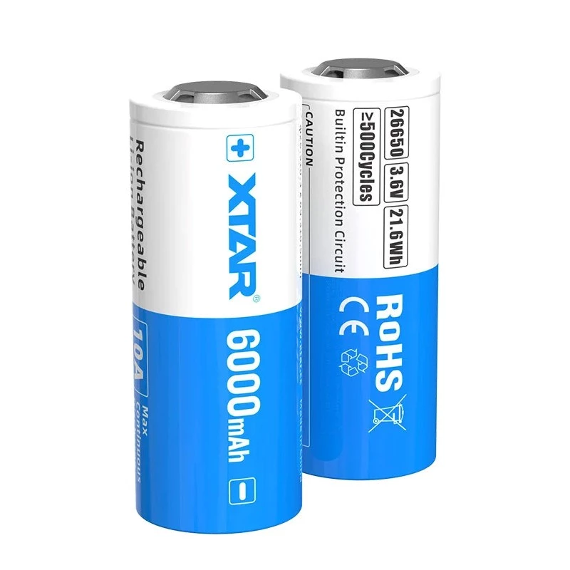 Baterija 26650 3,6V Li-ion 6000 mAh Xtar
