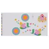 Vaikiškas dviratis Toimsa TOI1198 12 colių su Peppa Pig dizainu, putplasčio ratai, priekinis stabdis, treniruočių ratukai, krepšelis