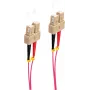 shiverpeaks BS77916/4 šviesolaidinis laidas, 2 m, OM4, SC-SC, 50 µm, pilnas dupleksas, violetinis