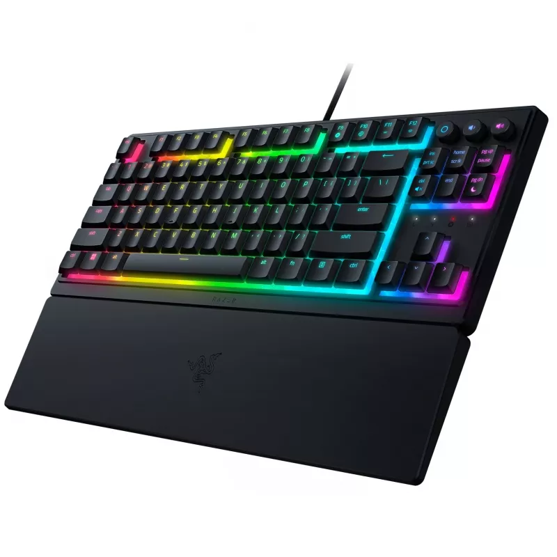 Razer Ornata V3 Tenkeyless žaidimų klaviatūra USB QWERTZ vokiškas išdėstymas juoda