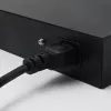 Eterneto PoE jungiklis QOLTEC 52289 — 4x RJ45 PoE prievadai, 2x RJ45 jungtis, 65W galios biudžetas