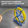 Kabelių traukimo strypas Extralink Pilot 6mm 200m stiklo pluoštas FRP geltonas