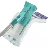 Leifheit 55049 šluota mikropluošto grindų šluotėlė laminatui, plytelėms ir medžiui, pilka/turkio