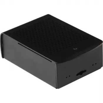 JOY-IT RPI CASE ALU06 – korpusas, skirtas Raspberry Pi 4, aliuminis, juodas (RB-ALUCASEP4+06)