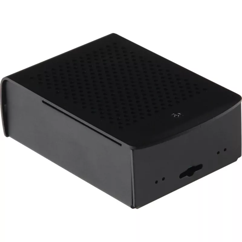 JOY-IT RPI CASE ALU06 – korpusas, skirtas Raspberry Pi 4, aliuminis, juodas (RB-ALUCASEP4+06)