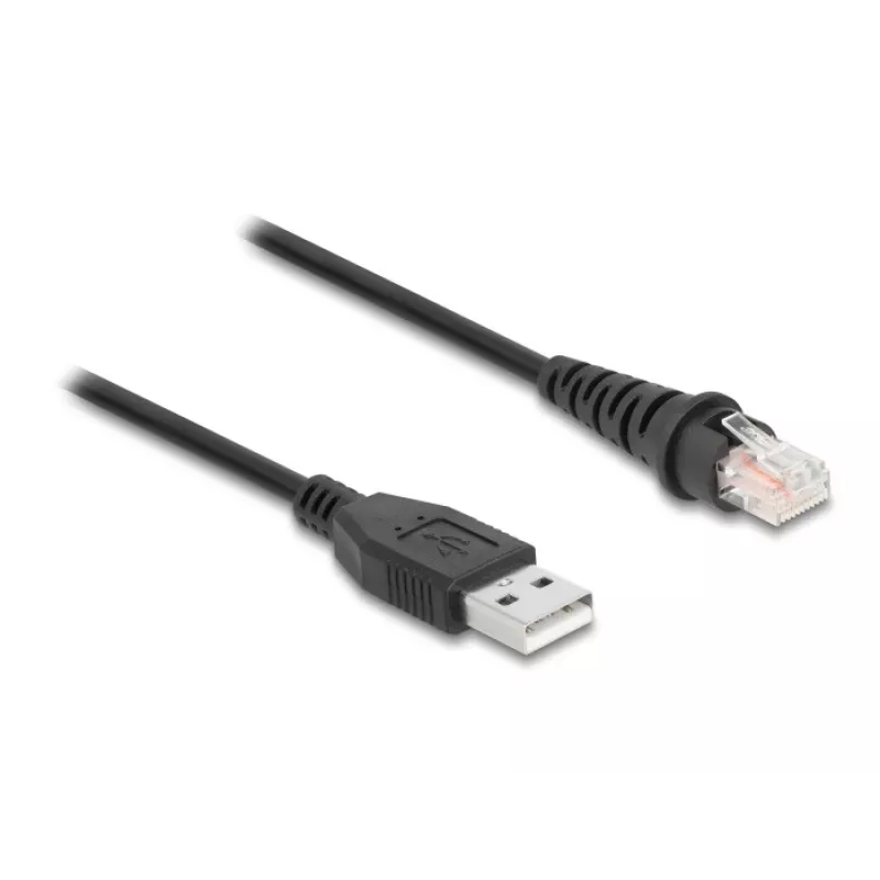 DeLOCK RJ50 į USB 2.0 Type-A laidas brūkšninių kodų skaitytuvui, 2 m