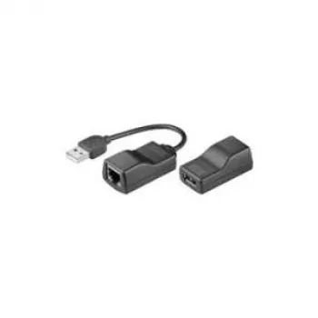 Wentronic Goobay CAT 5/5a/6 USB 1.1 keitiklis – perduoda USB signalus tinklo kabeliu iki 40 m (93321)
