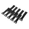 Kabelių raiščiai LOGILINK KAB0056 nailoniniai 150 mm juodi, pakuotėje 10 vnt.