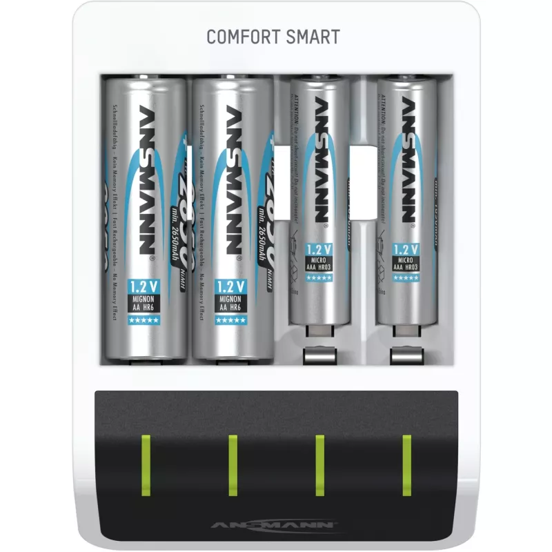 Įkroviklis baterijoms Ansmann Comfort Smart Household USB