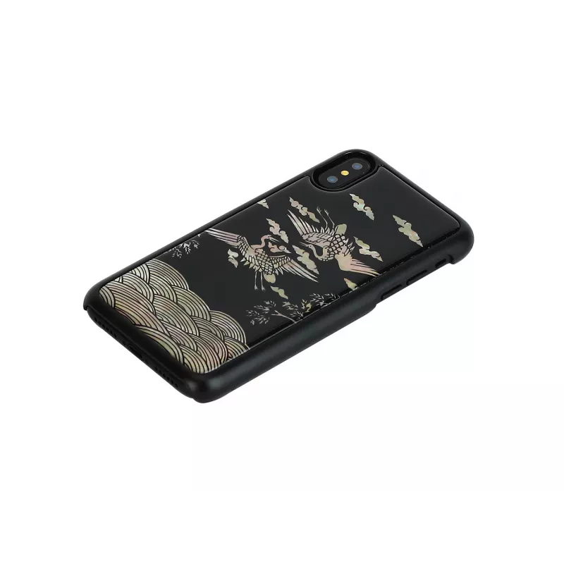 iKins Crane telefono dėklas iPhone XS/X (juodos spalvos), K1697J