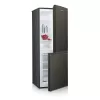 Šaldytuvas su šaldikliu MPM MPM-215-KB-39/E — 215 L, apatinis šaldiklis, tamsus inoksas, apverčiamos durelės, LED apšvietimas