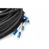 DIGITUS Vorkonfektionierte Fibre Optic Universal Breakout Cable, vienmodis OS2, 8 skaidulų, LC/UPC - LC/UPC
