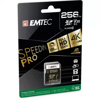 Atminties kortelė Emtec 256GB SDXC UHS-I Class 10 ECMSD256GXC10SP