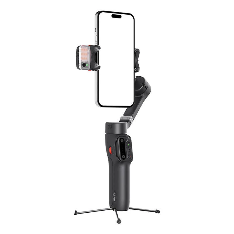 3 ašių išmaniojo telefono gimbalas Hohem iSteady V3 Kit – juodas, lengvas, 3 ašių stabilizacija
