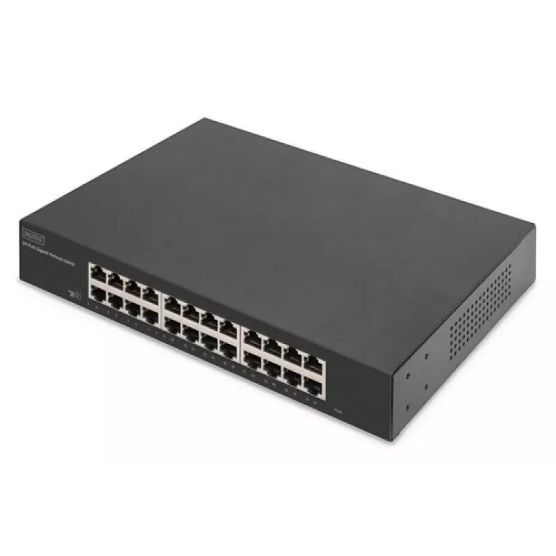 Nevaldomas jungiklis Digitus DN-80113-2 24 prievadų Gigabit Ethernet 19 colių