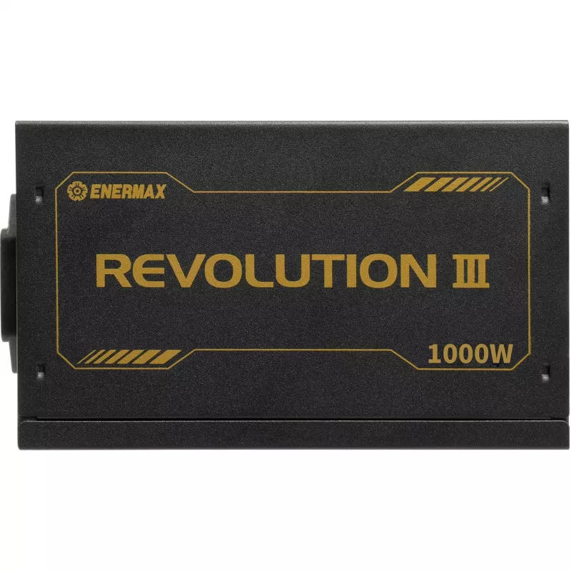 Maitinimo blokas ENERMAX ERV1000G-AHG-MAC, 1000 W, 20+4 pin ATX, visiškai modulinis, 80 PLUS Gold, juodas