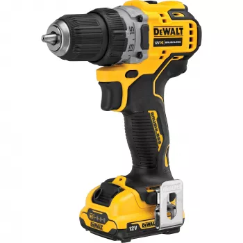 Belaidis suktuvas DeWALT DCD701D2-QW, 12V, 1500 aps./min., 57,5 N·m, 2x2 Ah akumuliatoriai