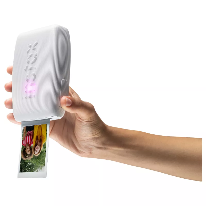 Nešiojamas momentinis spausdintuvas Fujifilm Instax Mini Link 3 Baltas Bluetooth nuotraukų spausdinimui iš išmaniojo telefono