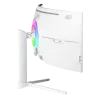 Išlenktas monitorius Arozzi Nova 49 colių (124,5 cm) Dual QHD 5120×1440 LED VA, 32:9, 4 ms, USB šakotuvas, garsiakalbiai, baltas