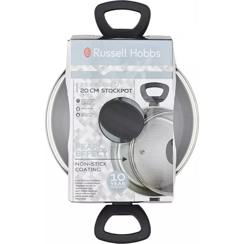 Puodas Russell Hobbs RH01712EU 20 cm Perlizuotas – nerūdijančio plieno virtuvinis puodas