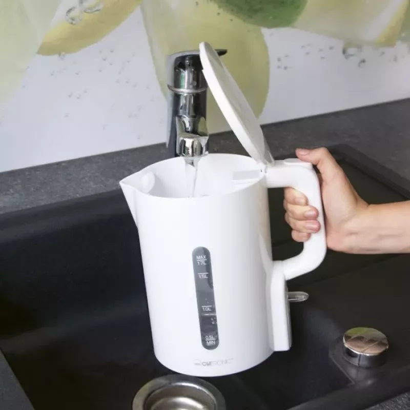 Elektrinis virdulys CLATRONIC WK 3835 — 1,7 L, 2200 W, Baltas