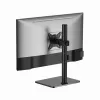 Monitorio stovas GEMBIRD MS-D1ST-03 pilno judesio 17–32 colių ekranams, plieninis, juodas, VESA 75x75–100x100, 9 kg