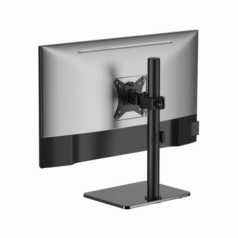 Monitorio stovas GEMBIRD MS-D1ST-03 pilno judesio 17–32 colių ekranams, plieninis, juodas, VESA 75x75–100x100, 9 kg