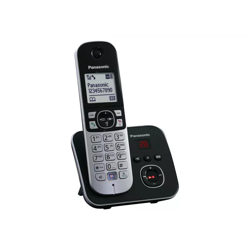 DECT belaidis telefonas Panasonic KX-TG6821GB juodas