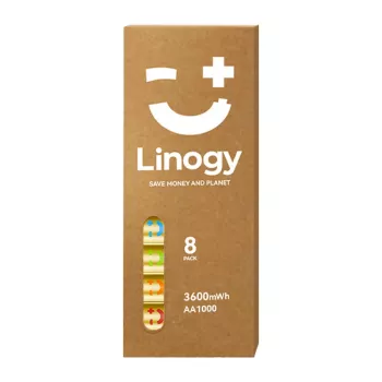LINOGY AA Li-ion Pro baterijų rinkinys – 8 vnt.