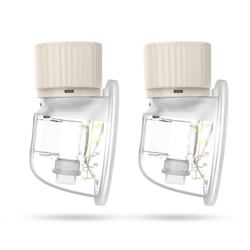 Elektrinis pientraukis neno VENTO TWIN belaidis, įkraunamas, dvigubas/duo režimas, LCD, 150 ml buteliukai, smėlio spalvos