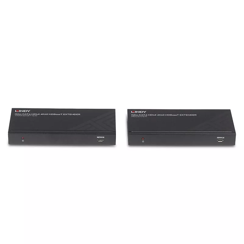 Lindy 150m Cat.6 HDMI 4K60 IR ir RS-232 HDBaseT prailgintuvas