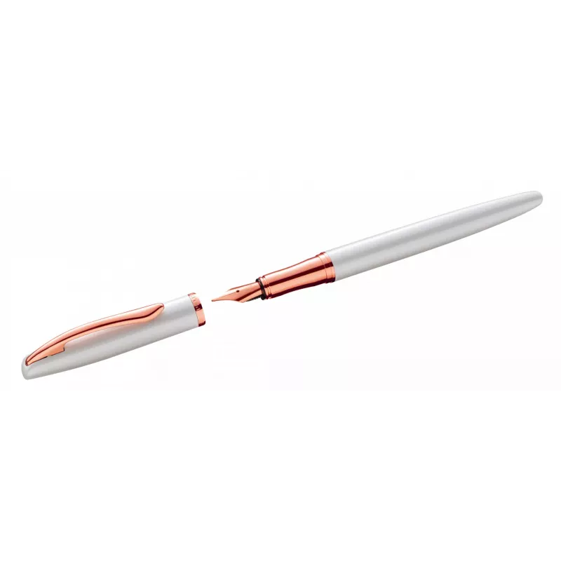 Parker stiliaus rašiklis Pelikan Jazz Noble Elegance P36 Gold Pearl White, kasetinė sistema