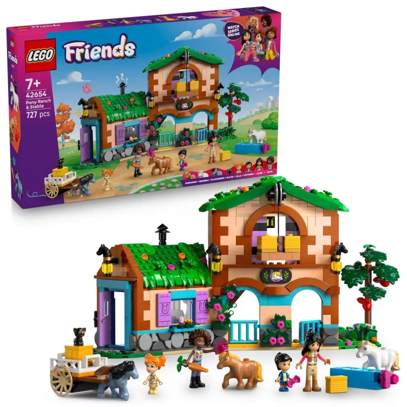LEGO Friends 42654 Ponių ranča ir arklidė