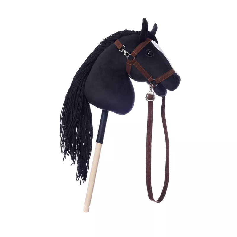 Arklinkas ant lazdos HOPPIHORSE Hobby Horse A3 juodas