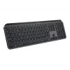 Belaidė pilno dydžio klaviatūra Logitech Master MX Keys S - Graphite, Bluetooth & 2,4 GHz (Nano), USB-C įkraunama, su foniniu apšvietimu, QWERTY US International