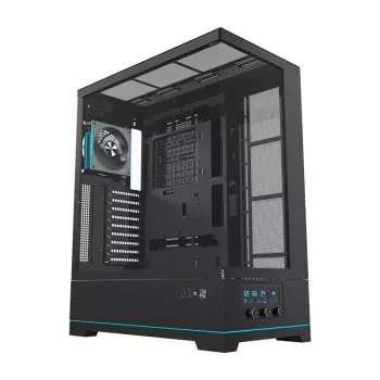 Kompiuterio korpusas darkFlash DY451L PRO BLACK ATX Juodas