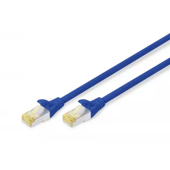DIGITUS CAT6A S-FTP jungiamasis kabelis LSZH AWG 26/7, 0,25 m, mėlynas