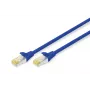 DIGITUS CAT6A S-FTP jungiamasis kabelis LSZH AWG 26/7, 0,25 m, mėlynas