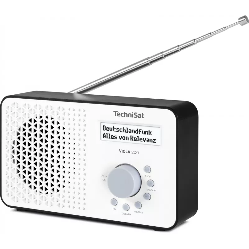 TV priedėlis TECHNISAT VIOLA 200 baltas/juodas HD DVB‑S2