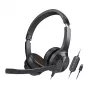 Ausinės Creative Chat USB on-ear, laidinės, stereo, juodos