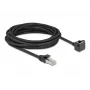 Tinklo laidas DeLOCK 81159 RJ-45 Cat6 5 m Juodas