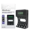 QOLTEC 50654 Įkroviklis Ni‑MH R03 (AAA) ir R6 (AA) baterijoms, 1800 mA