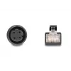 DeLOCK M12 adapteris D-coded 4 kontaktų moteriškas į RJ45 vyrišką 50 cm