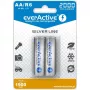 Įkraunamos baterijos R6/AA 2000 mAh, lizdinėje pakuotėje 2 vnt.