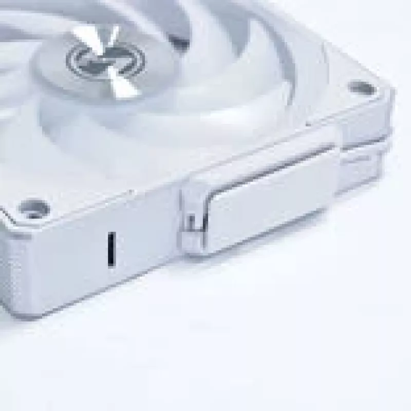 Lian Li UNI FAN 12CL1W3W baltas 120 mm belaidis korpuso ventiliatorius – modulinis, suderinamas su PWM valdikliu