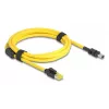 Delock Laidas RJ45 Kištukas Cat.6 į Mini I/O 8 Kontaktų D-Form Type 2 2 m (81251)