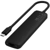 Satechi 7-in-1 USB-C Slim Multiport Adapter su Ethernet (USB-C PD, 2x USB-A, HDMI 4K, Ethernet, micro/SD kortelių skaitytuvas) (Juoda)
